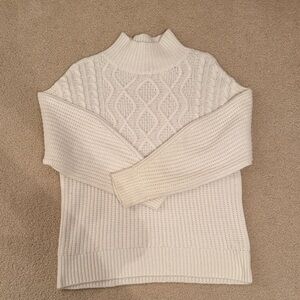 a new day Cream Turtleneck Sweater